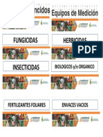 Señaletica Insecticias, Fungicidas, Herbicidas