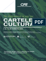 Cartelera Cultural 1febrero