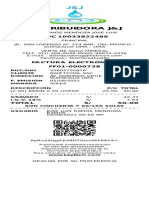 Distribuidora J&J: Ruc/Dni Cliente Dirección F. Emisión Moneda Descripción P/U Total