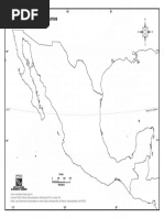 Mapa República Mexicana Con División Política Sin Nombres | PDF