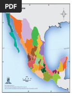 Mapa de México Con División Política Con Nombres | PDF