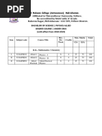 Allied Physics For B.SC - Mathematics and Chemistry I Year 2018 2019