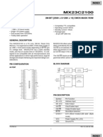 2M-BIT CMOS MASK ROM MX23C2100 SPEC SHEET