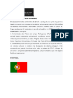 Proyecto A Língua Portuguesa No Mundo
