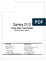 Series D12: Toxic Gas Transmitter