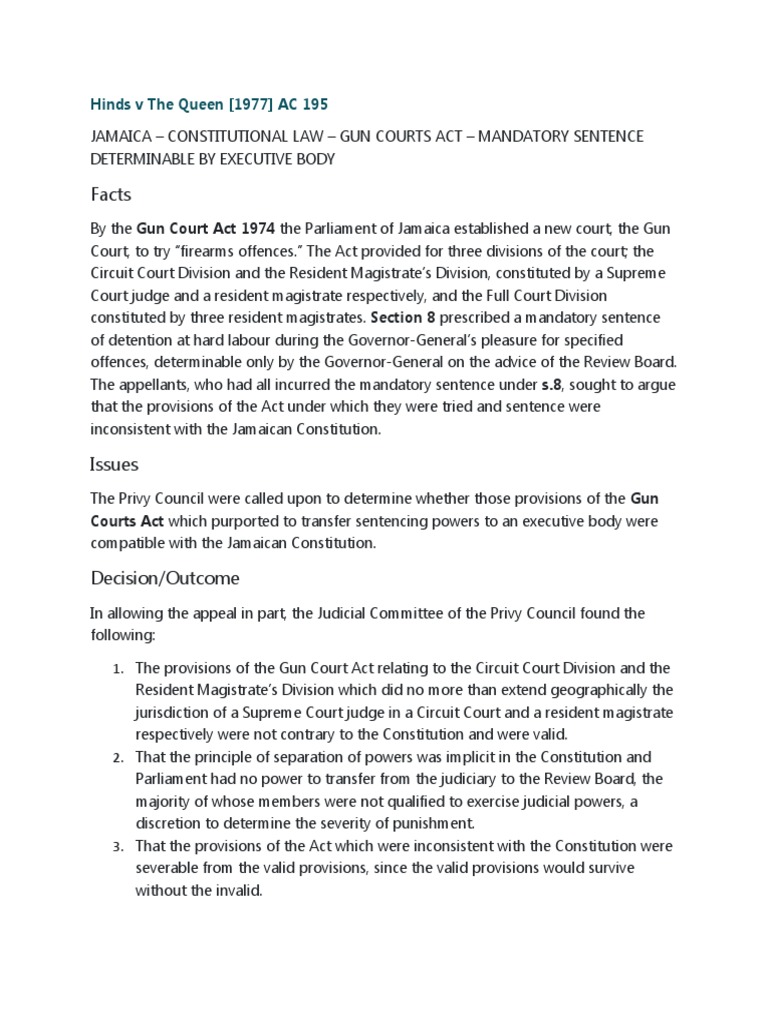 Constitutional Law Cases PDF Constitutional Law Governance