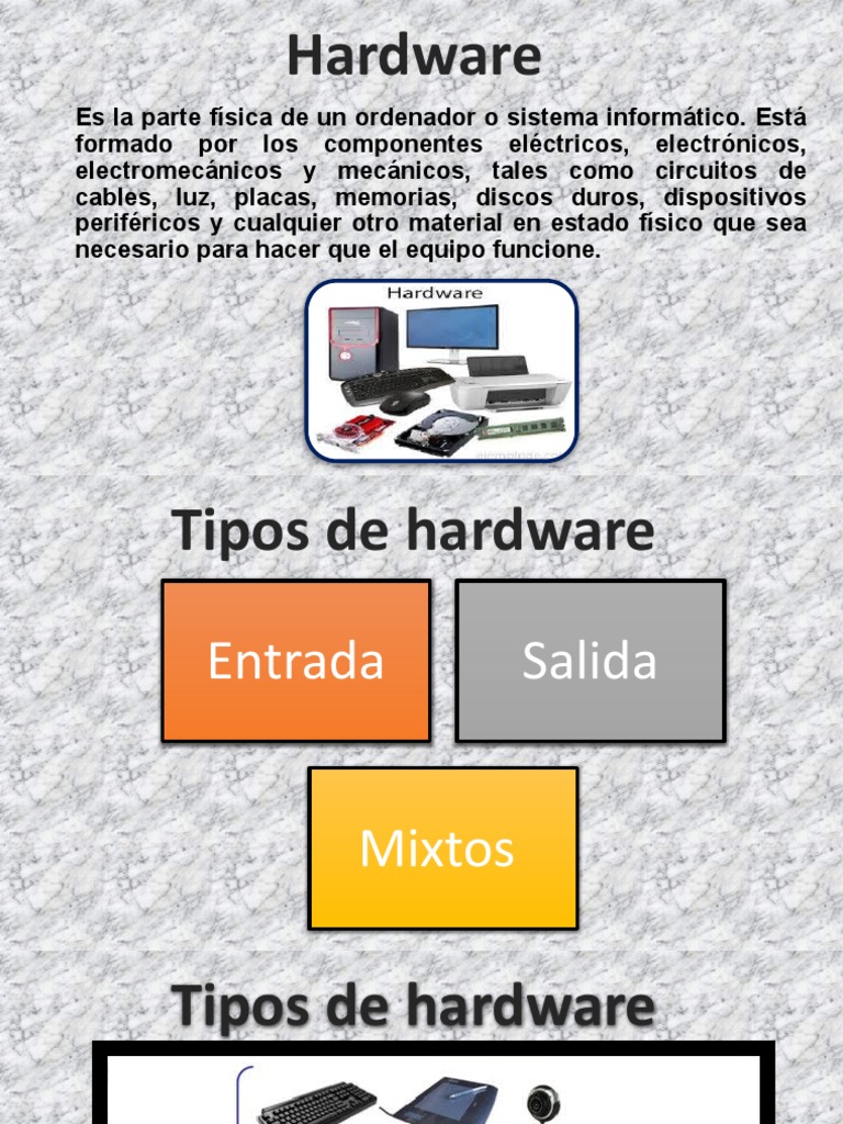 Hardware y software en computadoras | PDF | Hardware de la computadora ...