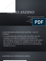 Pacto Andino - Comunidade Andina de Nações