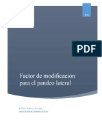 Factor de modificación Cb para el pandeo lateral de vigas de acero