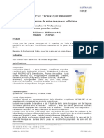 Fiche Technique Produit: Gamme de Soins Des Peaux Sollicitées Menalind ® Professional Crème Pour Les Mains