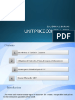 Unit Price Contracts