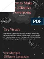 Effective Powerpoint