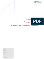 Independent Production Unit Business Requirement Document v0.01