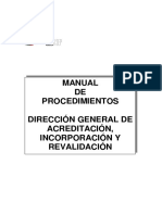 Manual de Procedimientos Dgair