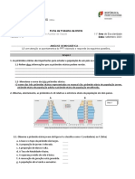 Análise demográfica e envelhecimento da população