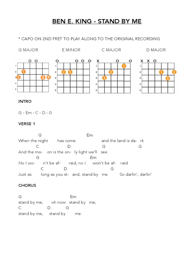 Ben+E +King+-+Stand+By+Me | PDF