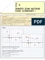 Composantes D Un Vecteur - Exercices Corriges 1