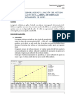 Validación Cromatografía Gases Método Determinación D-Aletrina Espirales Secos