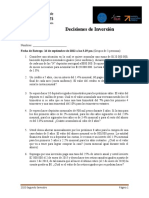 Inversiones: Tasas de interés y cálculos financieros