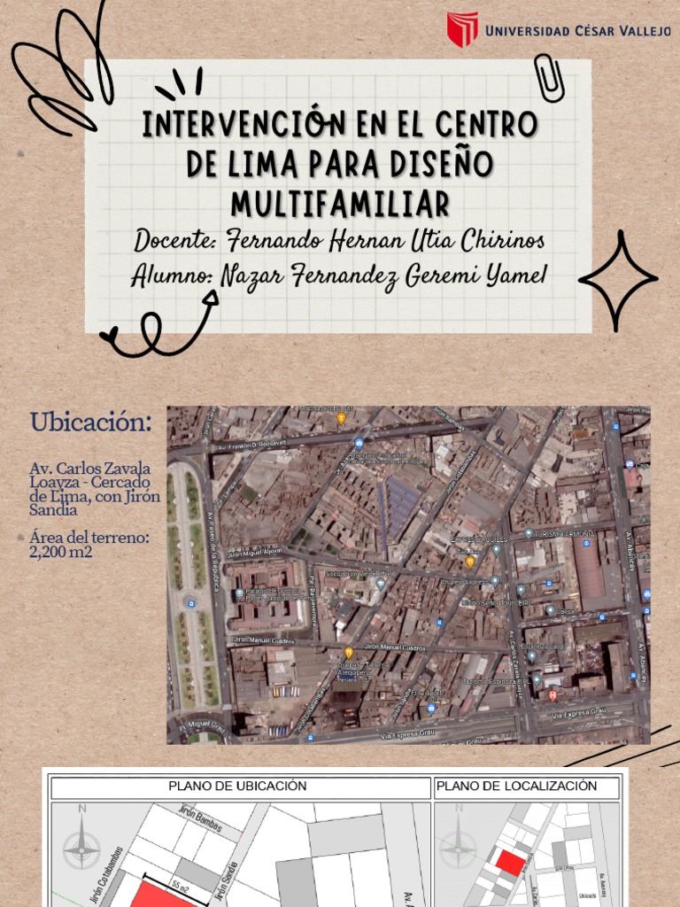 Vivienda Multifamiliar en El Centro de Lima | PDF