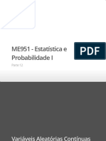 Parte 12 - Estatística e Probabilidade ME951 Unicamp