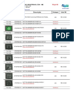 Lista Codigos Botoes Paineis Doosan