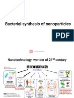Bacterial Synthesis of Nanoparticles for Biomedical Applications