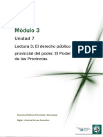 Lectura 3 Poder Legislativo en Las Provincias