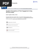 Students Perceptions of Their Engagement Using GIS Story Maps