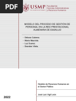 MODELO DEL PROCESO DE GESTIÓN DE PERSONAL EN LA RED PRESTACIONAL ALMENARA DE ESSALUD