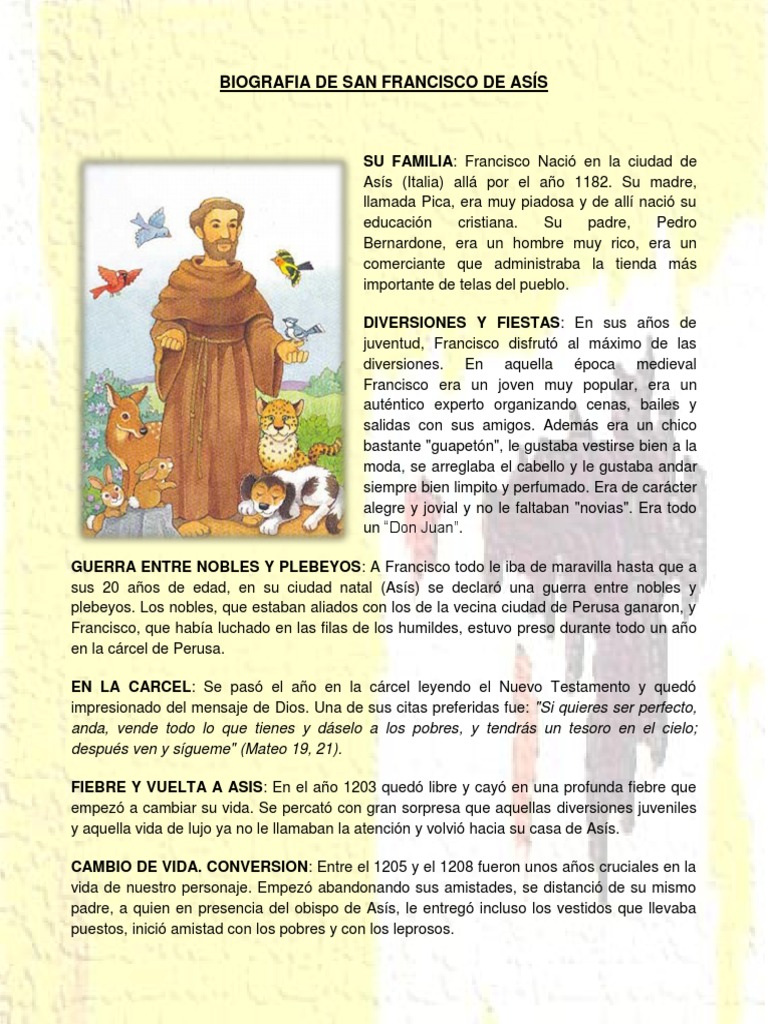 Biografia San Francisco PDF - 1672434138