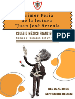 Primer Feria de la Lectura Juan José Arreola