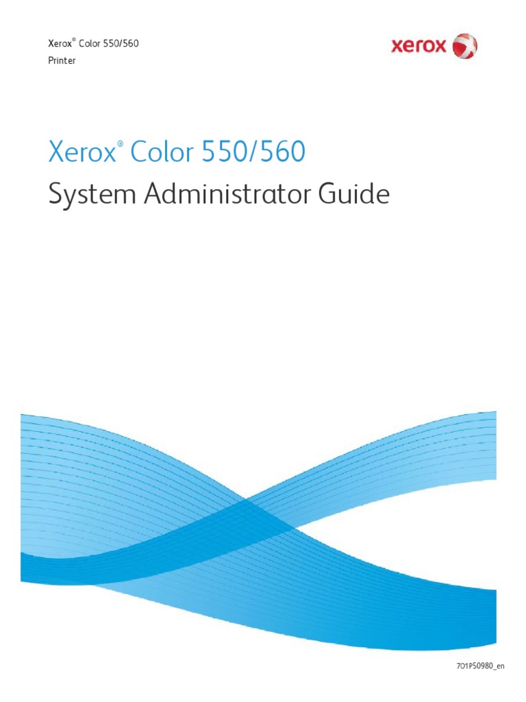 Xerox 550 Sys Admin Guide en | PDF | Ip Address | I Pv6