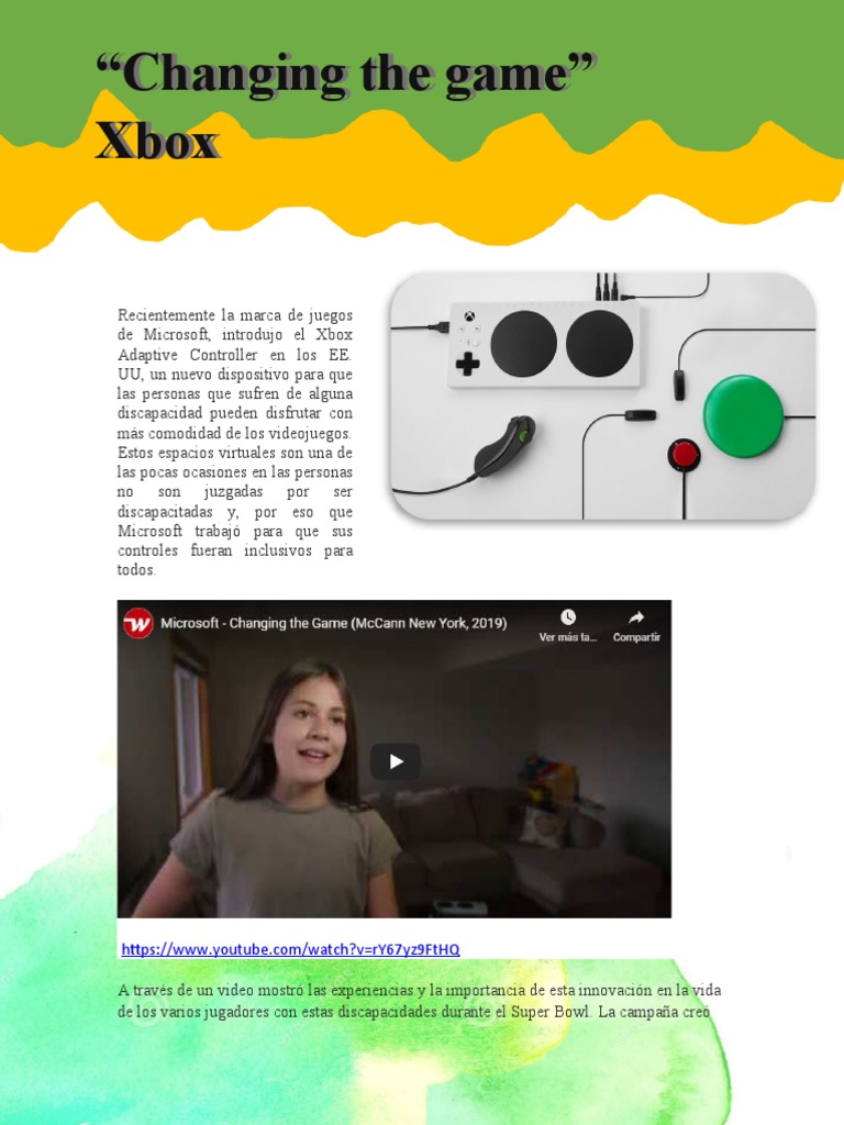 Xbox Adaptive Controller: Inclusión en Gaming | PDF | Microsoft ...