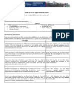 Topics and Thesis Statements