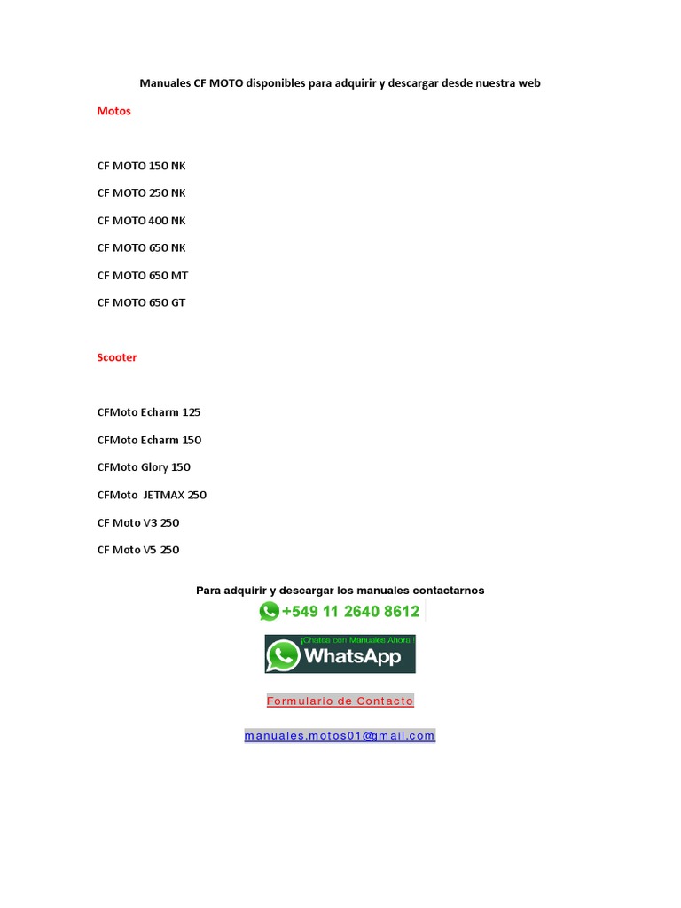 CFMOTO SERVICE MANUAL FREE DOWNLOAD 2022 visual data 5