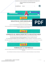 2023 _ Realiza estos 3 pasos para obtener un cupo escolar en los colegios oficiales de Bogotá _ Portal Matrículas Secretaría de Educación del Distrito