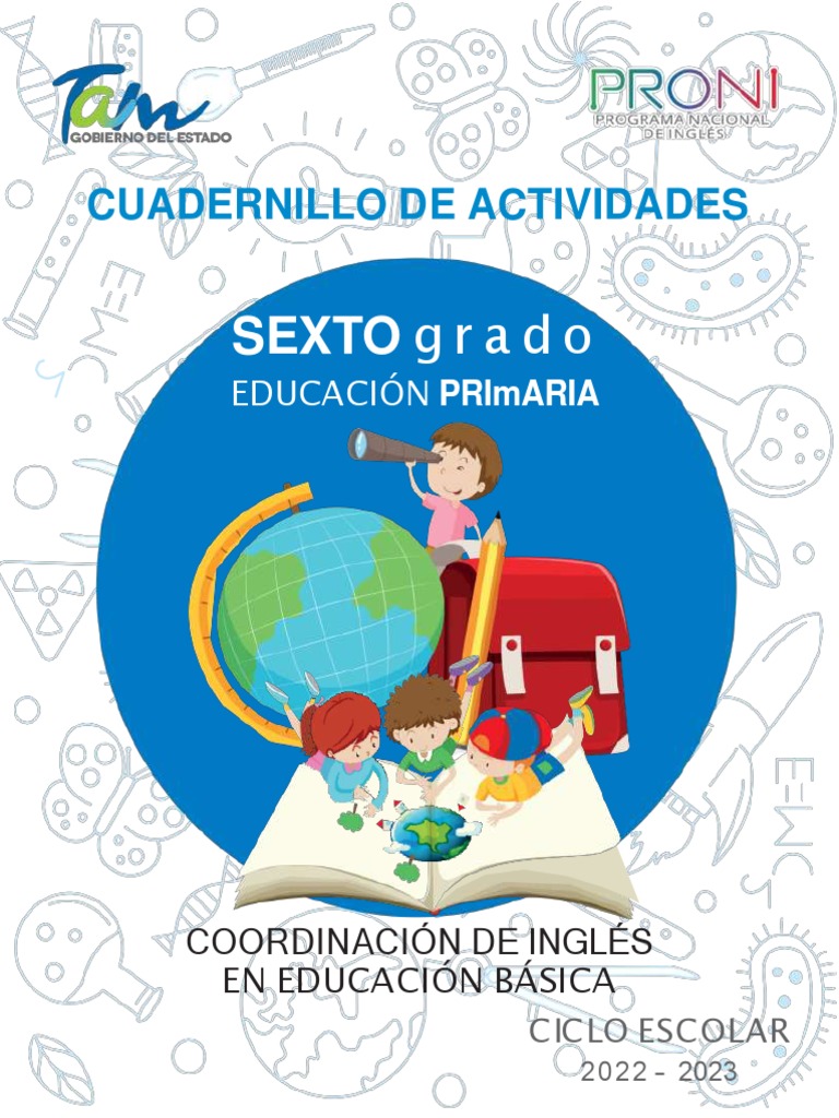 Cuadernillo Ingles 6to Grado | PDF, image size:768x1024
