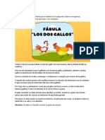 Los Dos Gallos Fabula