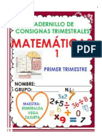 Primer Trimestre-Matemáticas 1
