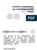 Communicative Competence