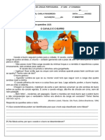 1 Avaliação Português - 6º Ano - 31-08-2022 - 3º Bimestre - 2 Chamada