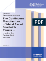 Continuous Manufacture of Metal Faced Sandwich Panels