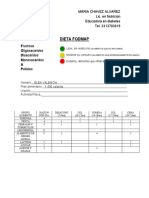 Menú FODMAP