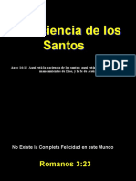 La Paciencia de Los Santos