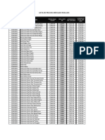 Lista de Precios Finales MERCADO ROSA