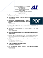 Cuestionario Analisis Estructural