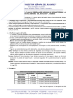 Recomendaciones de Defensa Civil en Caso de Sismos Si Ocurriese en Horario Escolar