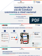 7mo. PPT - OGTI - IMPLEMENTACION LICENCIA DE CONDUCIR ELECTRÓNICA APROBADO