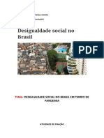 Atividade Redação - Desigualdade Social